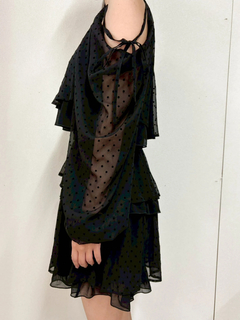 LIP SERVICE(リップサービス) |ティアードフレアエアリーワンピース