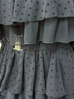 LIP SERVICE(リップサービス) |ティアードフレアエアリーワンピース