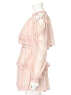 LIP SERVICE(リップサービス) |ティアードフレアエアリーワンピース