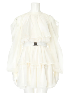 LIP SERVICE(リップサービス) |ティアードフレアエアリーワンピース