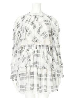 LIP SERVICE(リップサービス) |ティアードフレアエアリーワンピース