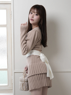 LIP SERVICE(リップサービス) |ジュエルティアードフレアワンピース