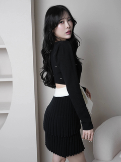 LIP SERVICE(リップサービス) |ジュエルティアードフレアワンピース