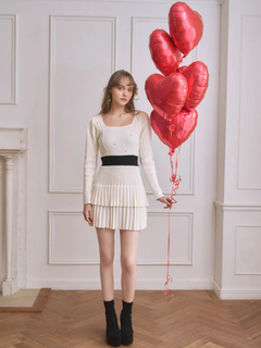 LIP SERVICE(リップサービス) |ジュエルティアードフレアワンピース