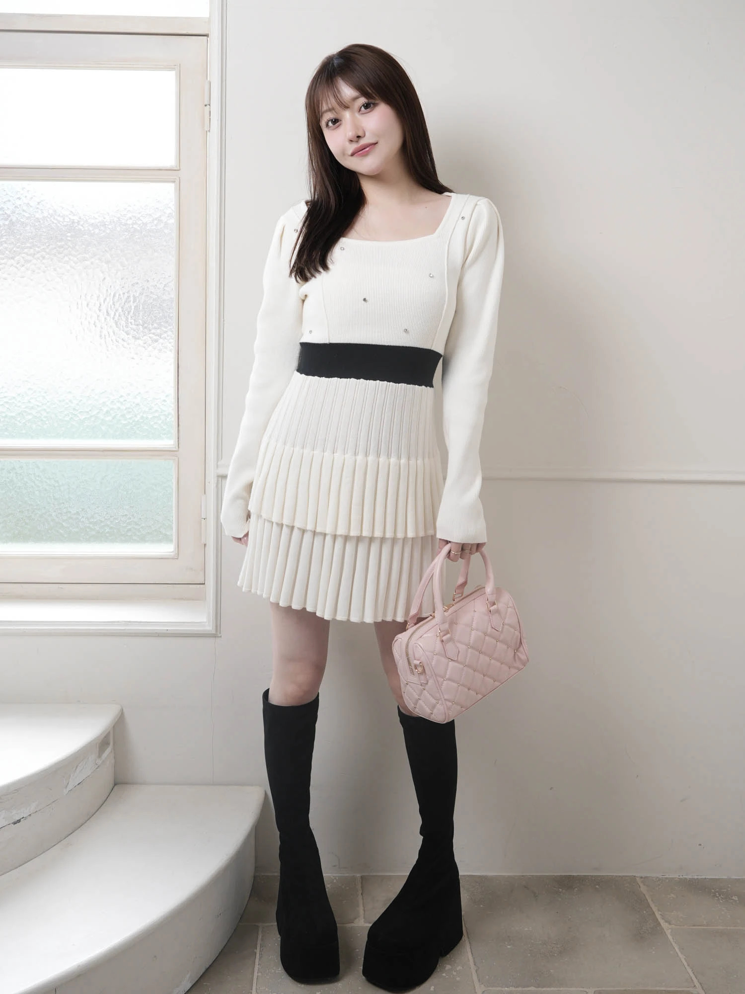 LIP SERVICE（リップサービス）｜ ジュエルティアードフレアワンピース