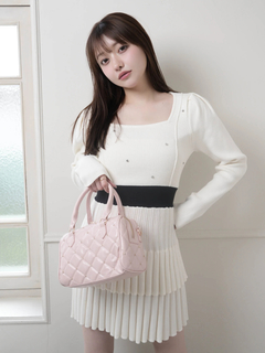 LIP SERVICE(リップサービス) |ジュエルティアードフレアワンピース