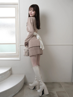 LIP SERVICE(リップサービス) |ジュエルティアードフレアワンピース