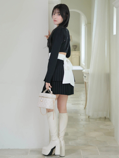 LIP SERVICE(リップサービス) |ジュエルティアードフレアワンピース