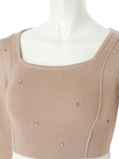 LIP SERVICE(リップサービス) |ジュエルティアードフレアワンピース