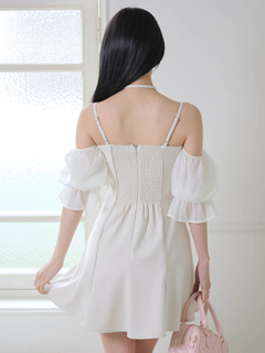 LIP SERVICE(リップサービス) |リボンオフショルフレアワンピース