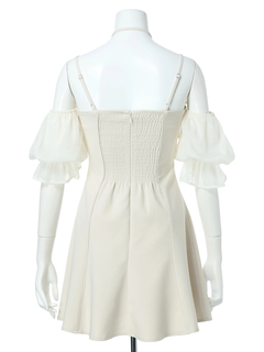 LIP SERVICE(リップサービス) |リボンオフショルフレアワンピース