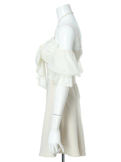 LIP SERVICE(リップサービス) |リボンオフショルフレアワンピース