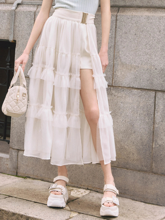 LIP SERVICE（リップサービス）｜ マルチツイードプリーツスカート