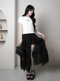 LIP SERVICE(リップサービス) |2wayティアードロングスカート