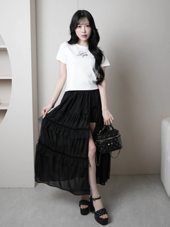 LIP SERVICE(リップサービス) |2wayティアードロングスカート