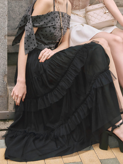 LIP SERVICE(リップサービス) |2wayティアードロングスカート