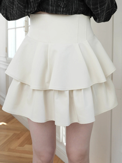 LIP SERVICE(リップサービス) |インナーショーパン付フリルティアードスカート