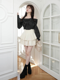 LIP SERVICE(リップサービス) |インナーショーパン付フリルティアードスカート