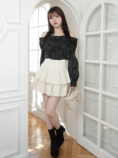 LIP SERVICE(リップサービス) |インナーショーパン付フリルティアードスカート