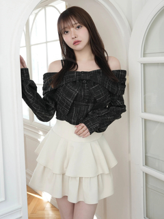 LIP SERVICE(リップサービス) |インナーショーパン付フリルティアードスカート