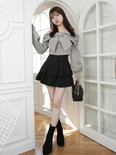 LIP SERVICE(リップサービス) |インナーショーパン付フリルティアードスカート