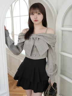 LIP SERVICE(リップサービス) |インナーショーパン付フリルティアードスカート