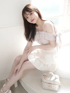 LIP SERVICE(リップサービス) |インナーショーパン付フリルティアードスカート