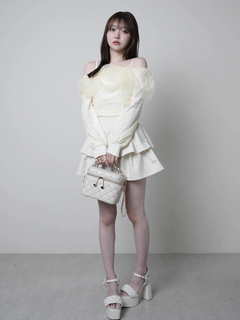 LIP SERVICE(リップサービス) |インナーショーパン付フリルティアードスカート