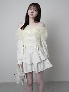 LIP SERVICE(リップサービス) |インナーショーパン付フリルティアードスカート