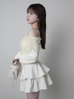 LIP SERVICE(リップサービス) |インナーショーパン付フリルティアードスカート