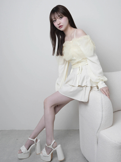 LIP SERVICE(リップサービス) |インナーショーパン付フリルティアードスカート