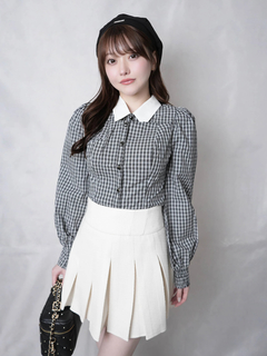 LIP SERVICE(リップサービス) |デコルテオープンロングスリーブブラウス