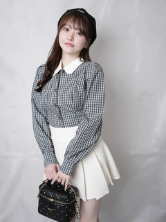 LIP SERVICE(リップサービス) |デコルテオープンロングスリーブブラウス