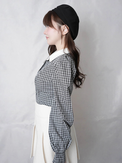 LIP SERVICE(リップサービス) |デコルテオープンロングスリーブブラウス