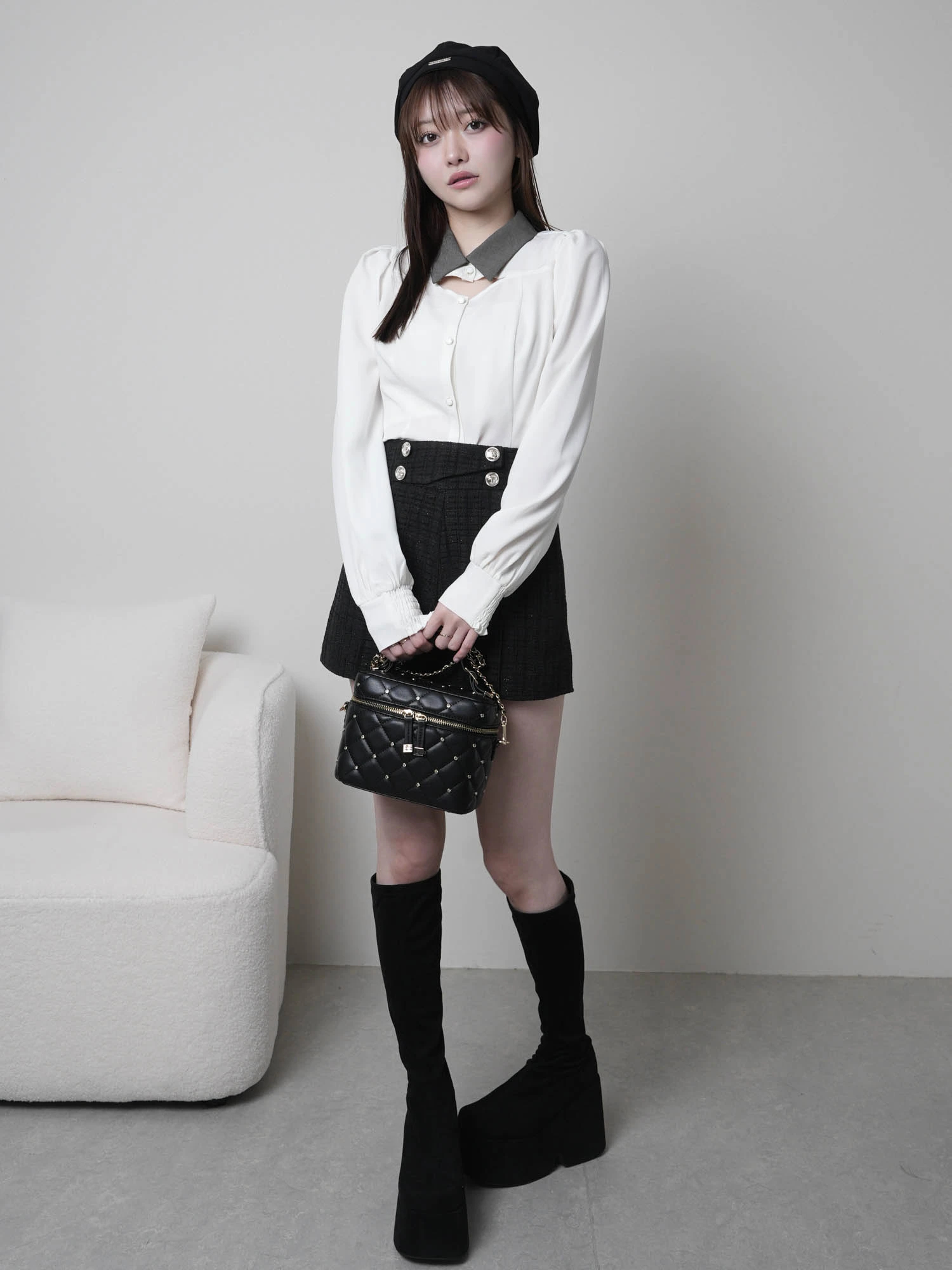 LIP SERVICE（リップサービス）｜ デコルテオープンロングスリーブ