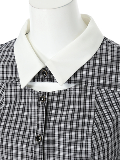 LIP SERVICE(リップサービス) |デコルテオープンロングスリーブブラウス