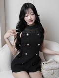 LIP SERVICE（リップサービス）｜ ダブルボタンノースリトップス