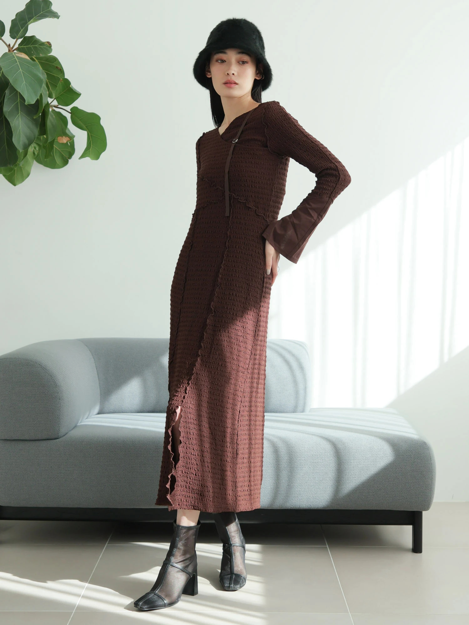 LADYMADE（レディメイド）｜ アシメメローカットワンピース アイテムの