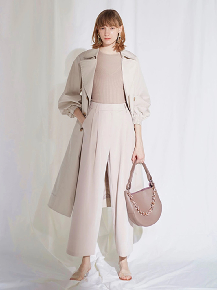 LADYMADE（レディメイド）｜ バルーンスリーブ2WAYベルトトレンチ