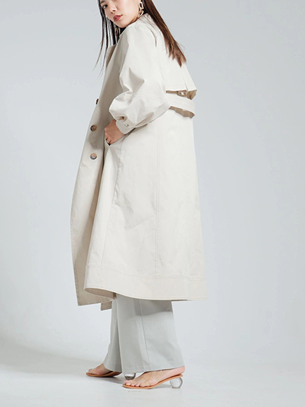 LADYMADE（レディメイド）｜ バルーンスリーブ2WAYベルトトレンチ