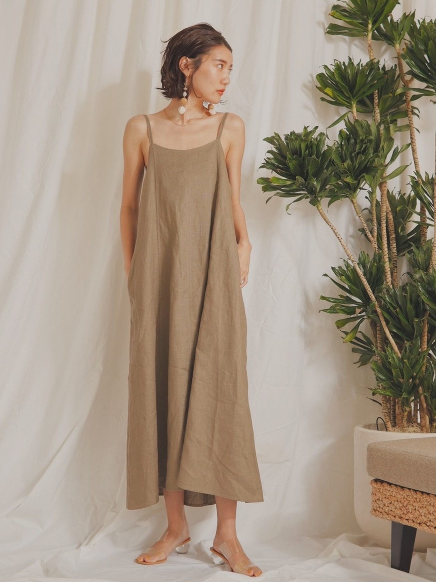 Ladymade レディメイド リネンロングキャミワンピース アイテムの詳細 Atomicboxx アトミックボックス