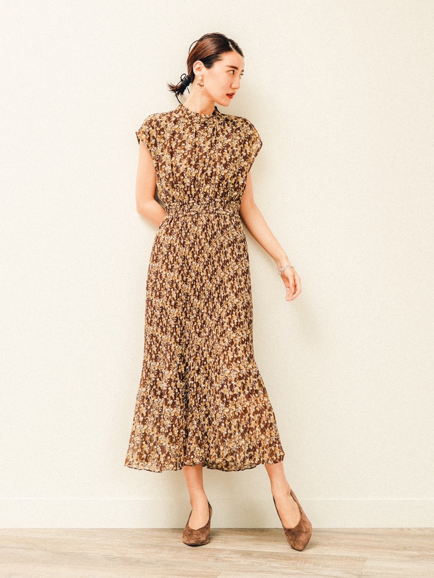 Ladymade レディメイド モックネックダブルプリーツロングワンピース アイテムの詳細 Atomicboxx アトミックボックス