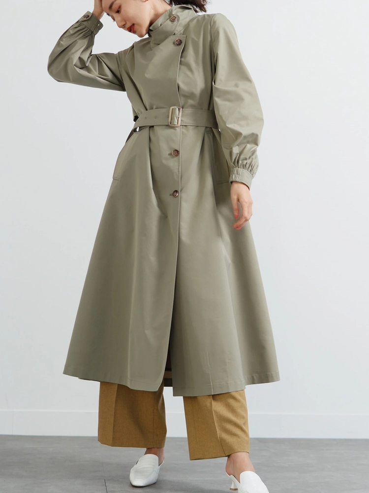 LADYMADE(レディメイド) |サイドデザインフレアトレンチコート