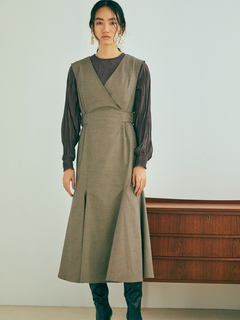 LADYMADE(レディメイド) |ウエストシャーリングワッシャーブラウス