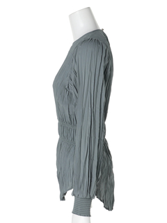 LADYMADE(レディメイド) |ウエストシャーリングワッシャーブラウス