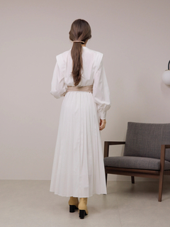 LADYMADE(レディメイド) |サッシュベルトプリーツシャツワンピース