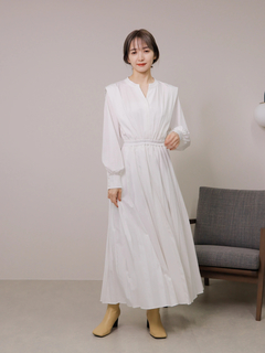 LADYMADE(レディメイド) |サッシュベルトプリーツシャツワンピース