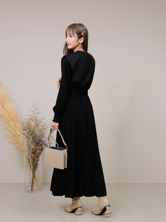 LADYMADE(レディメイド) |サッシュベルトプリーツシャツワンピース