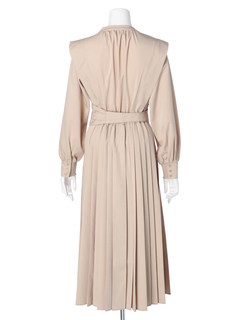 LADYMADE(レディメイド) |サッシュベルトプリーツシャツワンピース