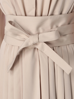 LADYMADE(レディメイド) |サッシュベルトプリーツシャツワンピース